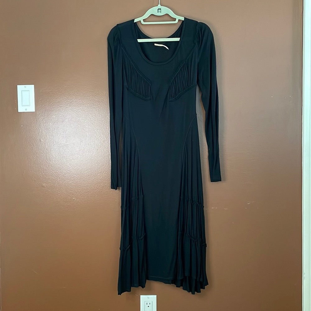 Max Studio black, long-sleeved dress